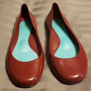 Oka B Red Ballet Flats